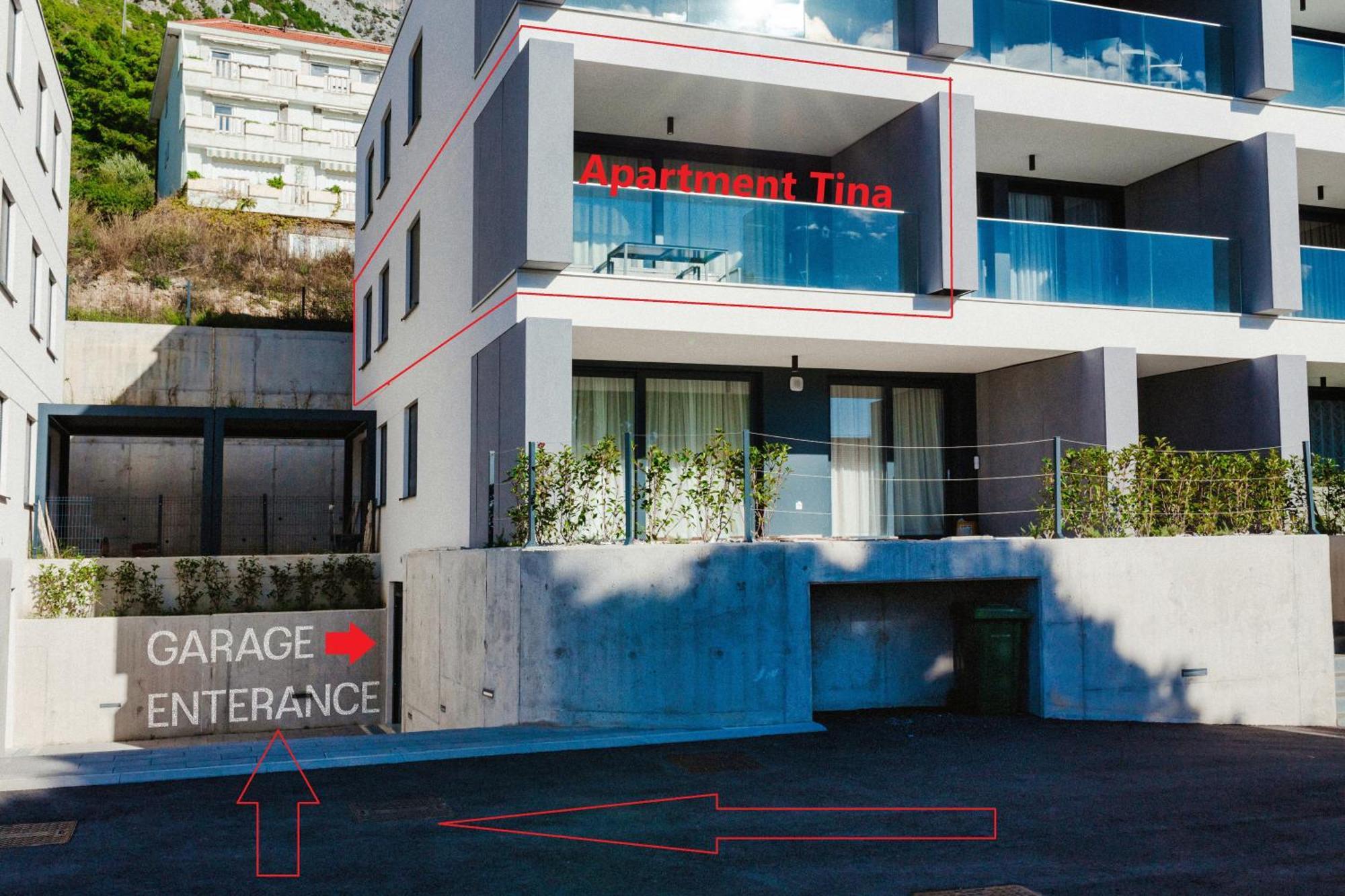Apartment Tina Baska Voda Luaran gambar